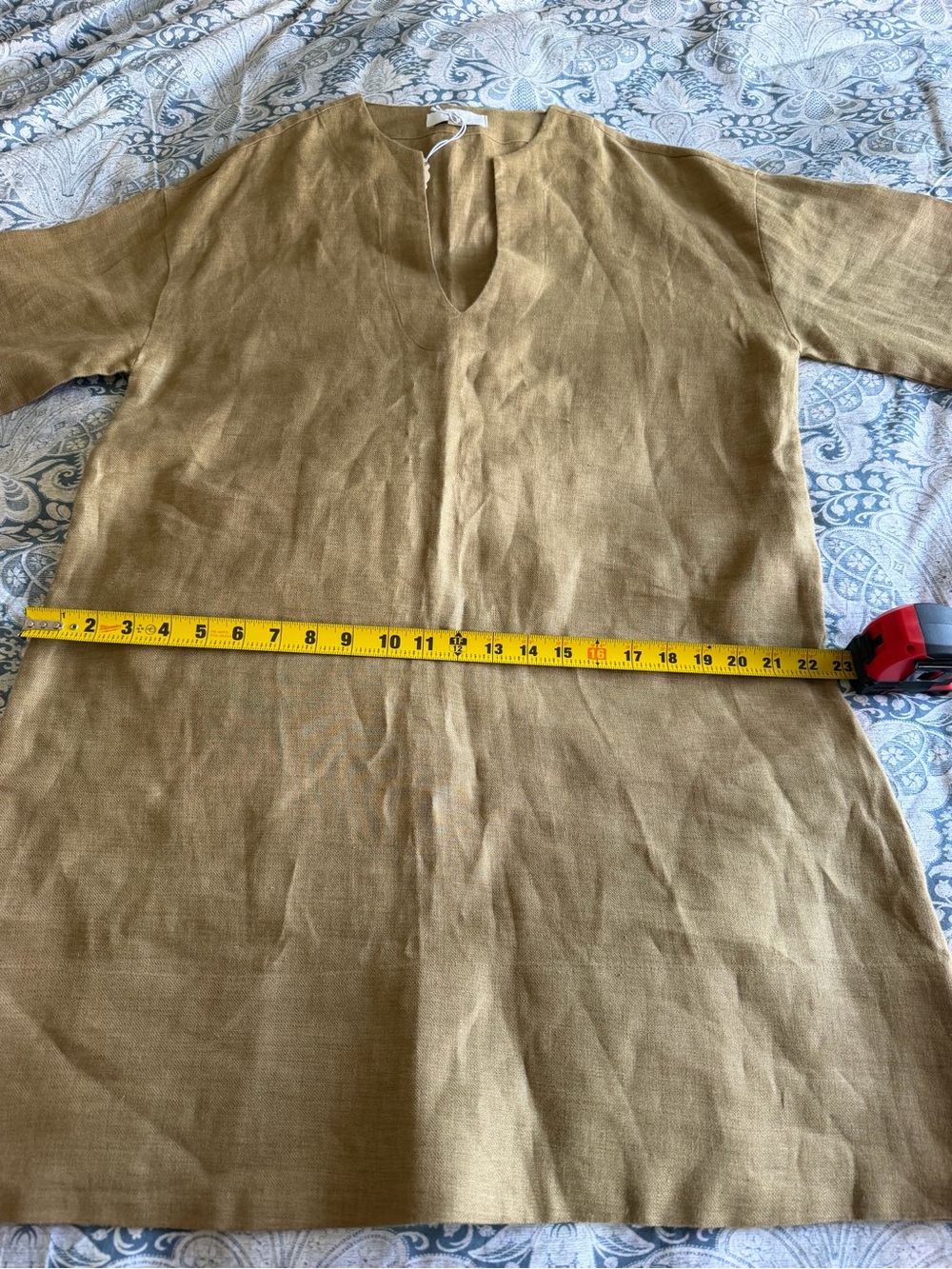 Banana Republic Women’s Linen Tunic NWOT Size L Olive - Picture 5 of 10